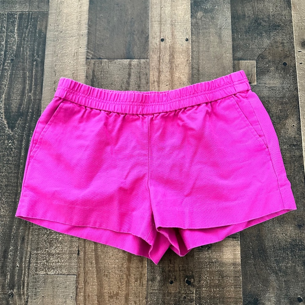 J.CREW HOT PINK PULL ON SHORT